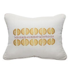 INSPIRED VISIONS 1017-02260202 16 INCH LEMONADE PILLOW - CASSIDY PEBBLE