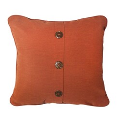 INSPIRED VISIONS 1018-01251701 18 INCH THREE BUTTON VERTICAL PILLOW - CANVAS BRICK