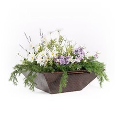THE OUTDOOR PLUS OPT-30SCPW MAYA 30 INCH HAMMERED PATINA COPPER PLANTER AND WATER BOWL