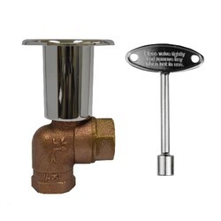 THE OUTDOOR PLUS OPT-259FF 1/2 INCH FULL FLOW BALL VALVE WITH 90 DEG BEND
