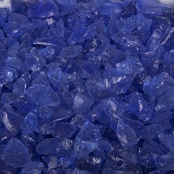THE OUTDOOR PLUS OPT-702 1/2 INCH TO 3/4 INCH BLUE FIRE GLASS