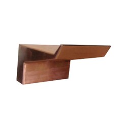 THE OUTDOOR PLUS OPT-ARF12 12 INCH ARCH FLOW SCUPPER - PATINA COPPER