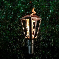 THE OUTDOOR PLUS OPT-TCH6SS 8 INCH LANTERN TOP-LITE FIRE TORCH
