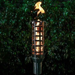 THE OUTDOOR PLUS OPT-TCH16SS 3 3/4 INCH BOX WEAVE TOP-LITE FIRE TORCH