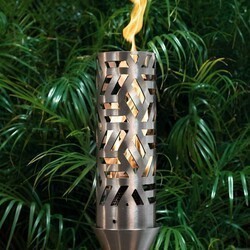 THE OUTDOOR PLUS OPT-TCH19SS 3 3/4 INCH CUBIST TOP-LITE FIRE TORCH