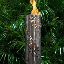 THE OUTDOOR PLUS OPT-TCH25SS 3 3/4 INCH TIKI TOP-LITE FIRE TORCH