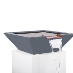 THE OUTDOOR PLUS OPT-24SWO MAYA 24 INCH CONCRETE WATER BOWL