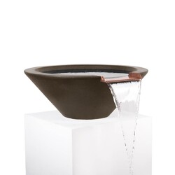 THE OUTDOOR PLUS OPT-31RWO CAZO 31 INCH CONCRETE WATER BOWL