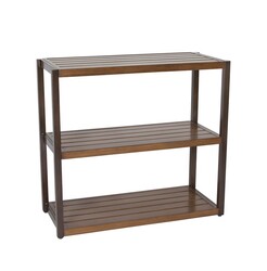 INSPIRED VISIONS 8508200-0135000 PARSONS 36 INCH TWO VERSATILE SHELF - TEAK AND PERDIDO