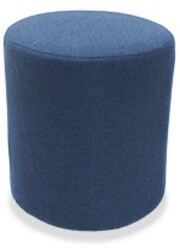 INSPIRED VISIONS 5661700-0120 REILLY 16 INCH ROUND UPHOLSTERED POUF