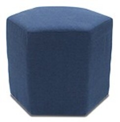 INSPIRED VISIONS 5831700-0120 PAXTON 20 INCH HEXAGON BUNCHING POUF