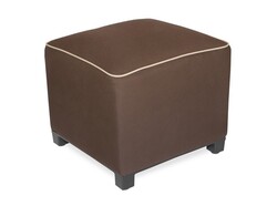 INSPIRED VISIONS 9001700-01251 18 INCH SQUARE UPHOLSTERED POUF