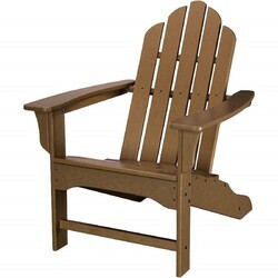 HANOVER HVLNA10 29 3/4 INCH ALL-WEATHER CONTOURED ADIRONDACK CHAIR