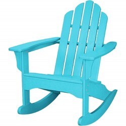 HANOVER HVLNR10 34 3/4 INCH ALL-WEATHER ADIRONDACK ROCKING CHAIR