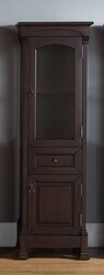 JAMES MARTIN 147-114-5066 BROOKFIELD 20.5 INCH LINEN CABINET IN BURNISHED MAHOGANY