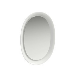 LAUFEN H4060700851 THE NEW CLASSIC 19 3/4 INCH 4,00,0000 CERAMIC MIRROR WITH LED AMBIENT LIGHT FOR ROOM SWITCH