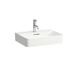 LAUFEN H810282U VAL 21 5/8 INCH WALL MOUNT RECTANGLE WASHBASIN WITH OVERFLOW