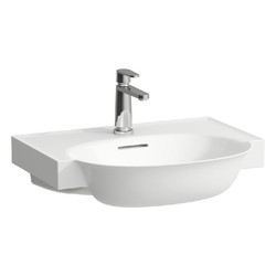 LAUFEN H813853U THE NEW CLASSIC 23 5/8 INCH OVAL WALL MOUNT WASHBASIN CONSOLE