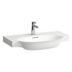 LAUFEN H813855U THE NEW CLASSIC 31 1/2 INCH OVAL WALL MOUNT WASHBASIN CONSOLE