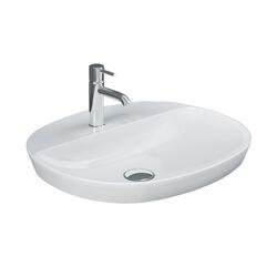 BARCLAY 5-661WH VARIANT 19 3/4 INCH SINGLE BASIN DROP-IN BATHROOM SINK WITH LEDGE - WHITE