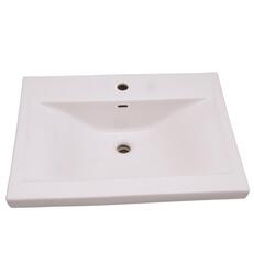 BARCLAY B/3-27WH MISTRAL 650 25 5/8 INCH SINGLE BASIN WALL MOUNT BATHROOM SINK ONLY