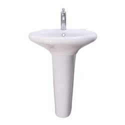 BARCLAY C/3-280WH COLLINS 25 1/4 INCH PEDESTAL ONLY - WHITE