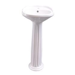 BARCLAY C/3-3040WH SILVI 28 5/8 INCH PEDESTAL ONLY - WHITE