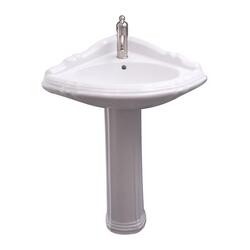 BARCLAY C/3-3020WH ETHAN 28 INCH CORNER PEDESTAL ONLY - WHITE