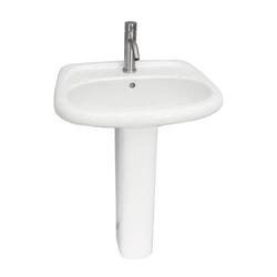 BARCLAY C/3-250WH FLORA 25 3/4 INCH PEDESTAL ONLY - WHITE