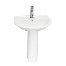 BARCLAY C/3-310WH KARLA 650 27 3/8 INCH PEDESTAL ONLY - WHITE