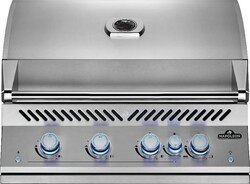 NAPOLEON BIG32RBSS 700 SERIES 33 1/2 INCH BUILT-IN STAINLESS STEEL GAS GRILL WITH INFRARED REAR BURNER