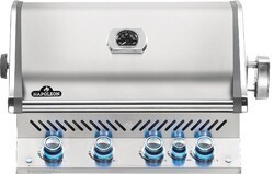 NAPOLEON BIPRO500RBSS-3 PRESTIGE PRO 500 32 1/2 INCH BUILT-IN STAINLESS STEEL GAS GRILL WITH INFRARED REAR BURNER