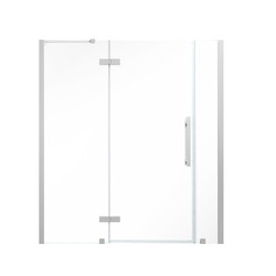 OVE DECORS TA241000 ENDLESS TAMPA 64 INCH ALCOVE FRAMELESS HINGE SHOWER DOOR