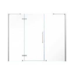 OVE DECORS TA248000 ENDLESS TAMPA 91 3/8 INCH ALCOVE FRAMELESS HINGE SHOWER DOOR