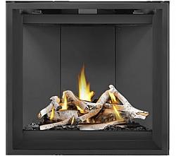 NAPOLEON BLKAX36 36 INCH BIRCH LOG SET FOR ALTITUDE X SERIES FIREPLACES - NATURAL BEIGE AND BROWN