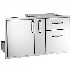 FIRE MAGIC GRILLS 33816S SELECT 36 1/2 INCH DOOR AND DRAWER COMBO WITH PLATTER STORAGE