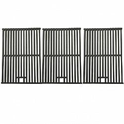 FIRE MAGIC GRILLS 3524-3 18 INCH X 10 INCH PORCELAIN CAST IRON COOKING GRID, SET OF THREE