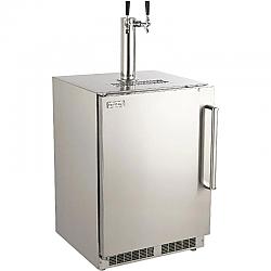 FIRE MAGIC GRILLS 3594-D 24 1/2 INCH OUTDOOR RATED DUAL TAP KEGERATOR