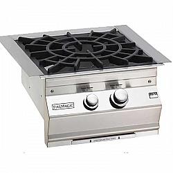 FIRE MAGIC GRILLS 19-7B2-0 AURORA 19 INCH BUILT-IN POWER BURNER WITH PORCELAIN CAST IRON GRID