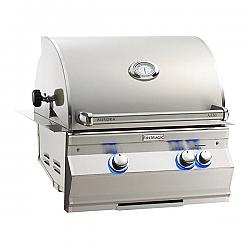 FIRE MAGIC GRILLS A430I-8A AURORA 25 1/2 INCH BUILT-IN GRILL WITH ANALOG THERMOMETER AND ROTISSERIE