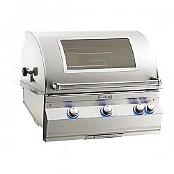 FIRE MAGIC GRILLS A660I-8A-W AURORA 32 INCH BUILT-IN GRILL WITH ANALOG THERMOMETER, ROTISSERIE AND VIEW WINDOW