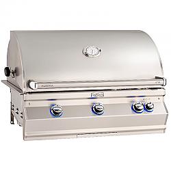 FIRE MAGIC GRILLS A790I-8A AURORA 37 3/4 INCH BUILT-IN GRILL WITH ANALOG THERMOMETER AND BACK BURNER