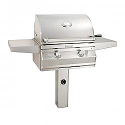 FIRE MAGIC GRILLS CMA430S-RT1-G6 CHOICE 51 1/4 INCH MULTI-USER IN-GROUND POST GRILL WITH ANALOG THERMOMETER