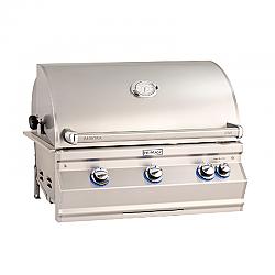FIRE MAGIC GRILLS A540I-7A AURORA 32 INCH BUILT-IN GRILL WITH ANALOG THERMOMETER WITHOUT ROTISSERIE BACK BURNER