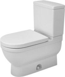 DURAVIT 212501 STARCK 3 14-5/8 X 27-3/4 INCH TWO-PIECE TOILET, ELONGATED, BOWL ONLY