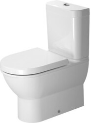 DURAVIT 213809 DARLING NEW 14-5/8 X 24-3/4 INCH TOILET CLOSE-COUPLED, WASHDOWN MODEL BOWL ONLY