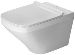 DURAVIT 255109 DURASTYLE 14-5/8 X 21-1/4 INCH RIMLESS TOILET WALL-MOUNTED, WASHDOWN MODEL, BOWL ONLY