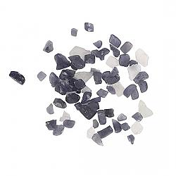 REMII AMSF-GLASS-14 SMALL BEAD FIRE GLASS FOR GAS AND ELECTRIC FIREPLACE - SMOKEY GREY AND WHITE