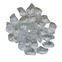 AMANTII AMSF-GLASS-06 1 INCH GEM FIRE GLASS FOR GAS AND ELECTRIC FIREPLACE - CLEAR