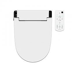 VOVO VB-6000S ELECTRONIC SMART TOILET BIDET SEAT IN WHITE WITH HEATED, WARM DRY AND WATER AND LED NIGHTLIGHT FUNCTIONS